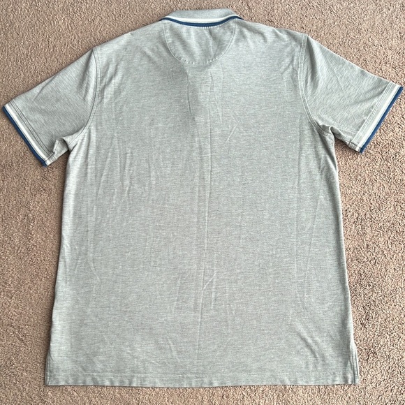 Brooks Brothers Gray Polo Shirt with Blue Accents - Picture 2 of 6